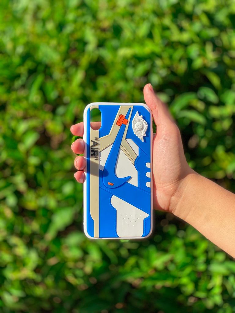 AJ1 Blue Phone Case