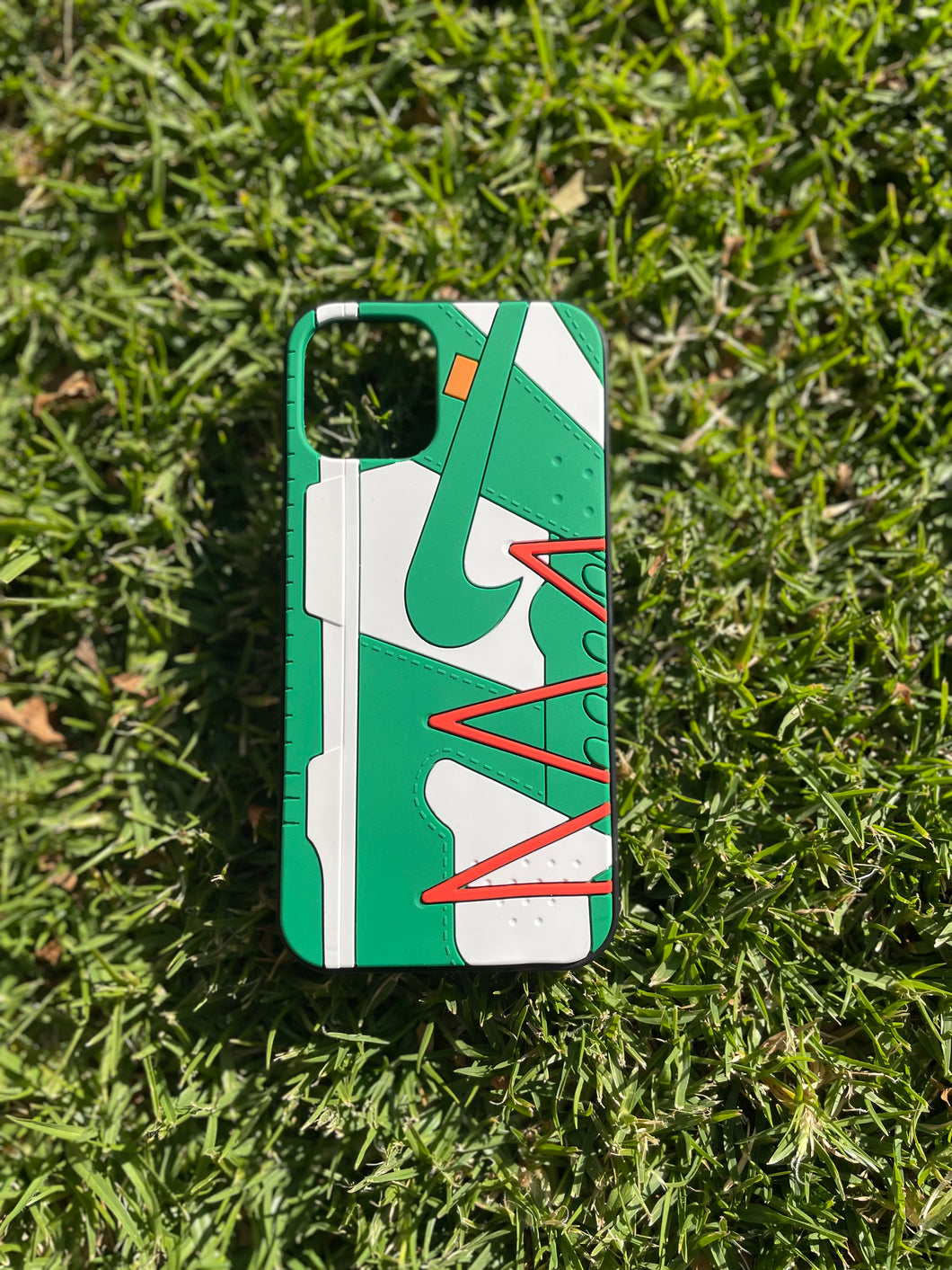 Green Off-White Dunk Phone Case