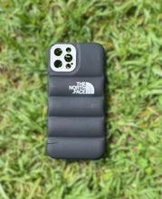 Load image into Gallery viewer, Black NF Puffer Phone Case
